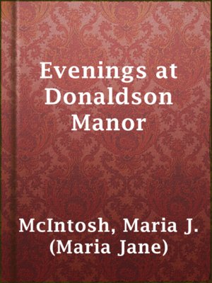 cover image of Evenings at Donaldson Manor
